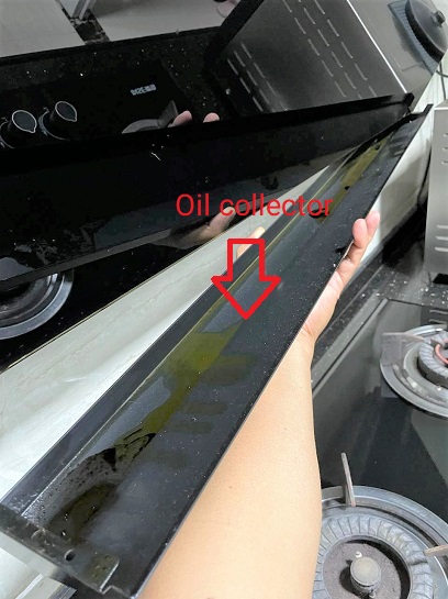 How does a kitchen hood work - actual oil collector