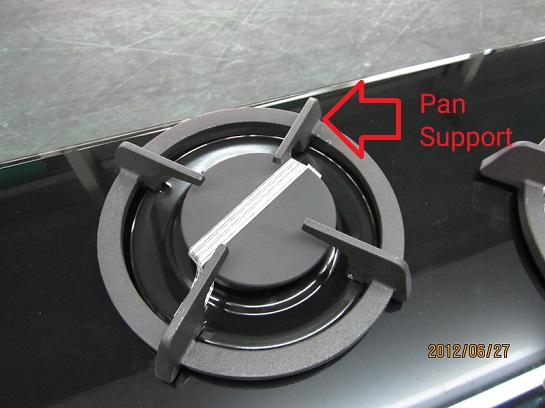What is a gas Hob - Pan support