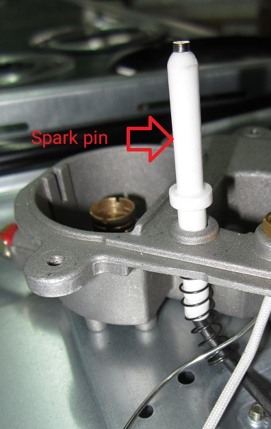 What is a gas Hob - Spark pin