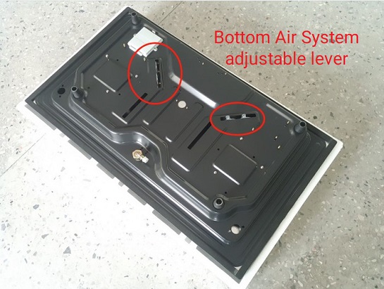 Why the flame is yellow - gas burner bottom air system