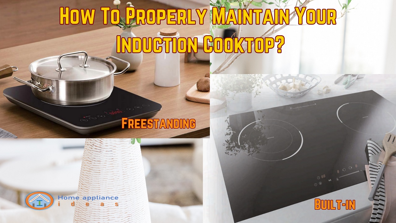 Image of a Freestanding Induction Cooker and a Built-in Induction Cooktop